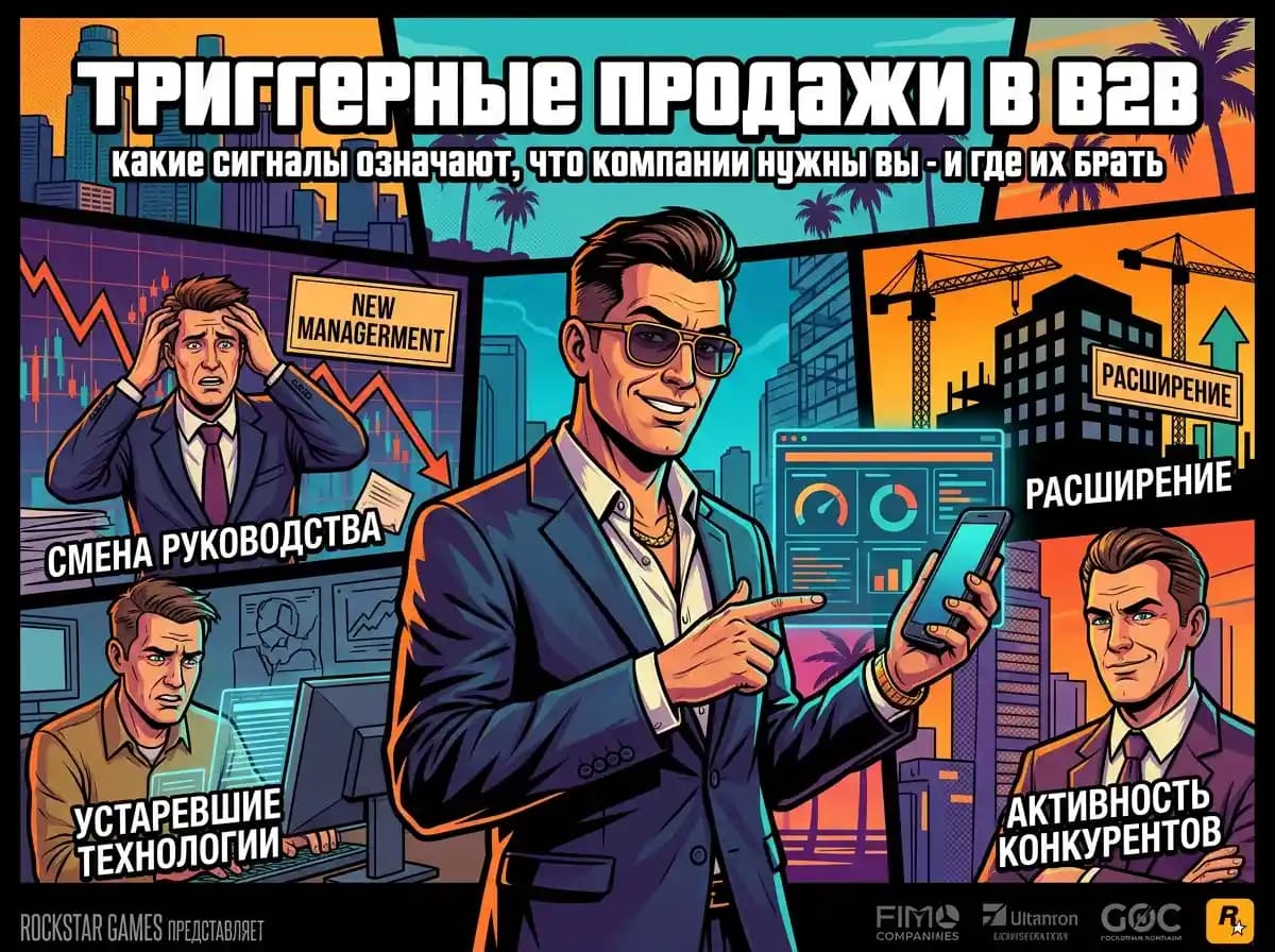 Триггерные продажи в B2B: какие сигналы означают, что компании нужны Вы - и где их брать - Illustration 1