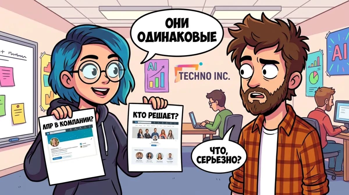 Как найти ЛПР в компании и его рабочую почту: ЕГРЮЛ, сайт, соцсети и что делать, когда контактов нет - Meme 1