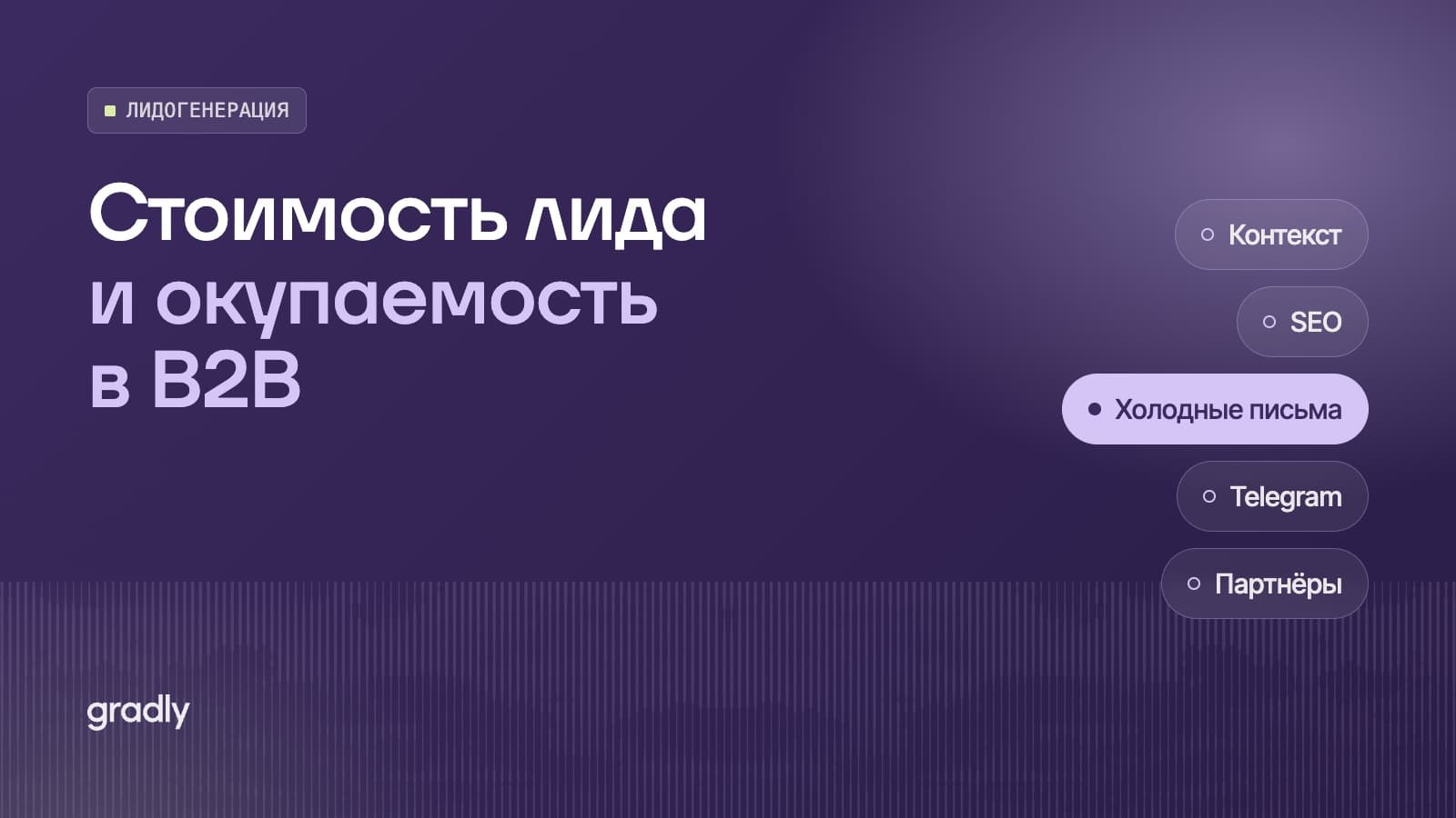 Генерация лидов в B2B: каналы, стоимость лида и как считать окупаемость в 2026 году