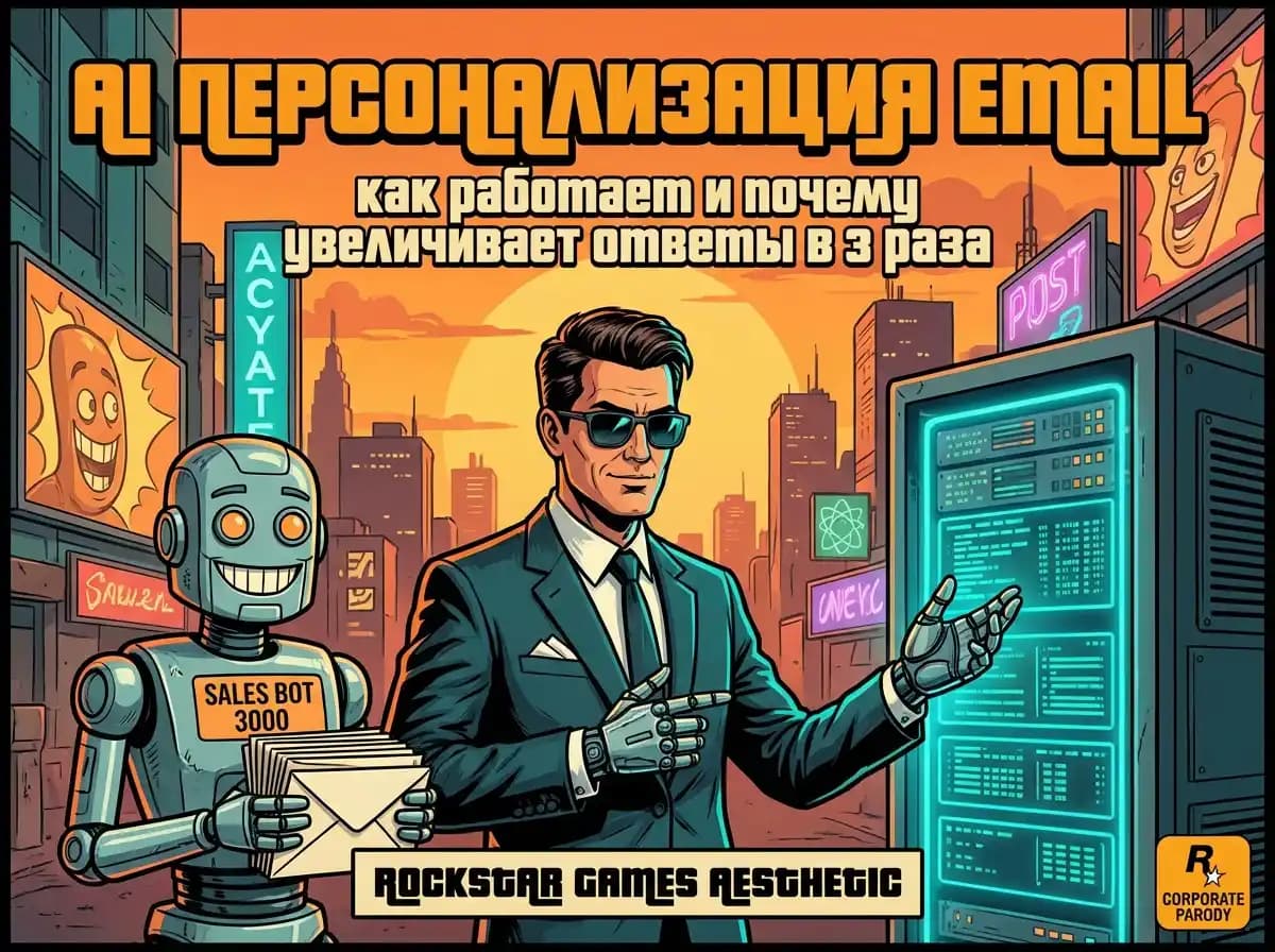 AI персонализация email: Как работает и почему увеличивает ответы в 3 раза - Illustration 1