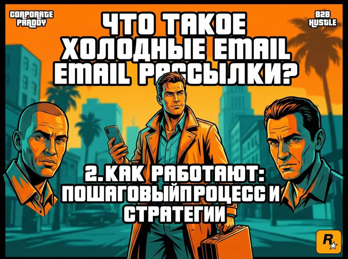 Illustration: 2. Как работают холодные email-рассылки: пошаговый процесс и стратегии