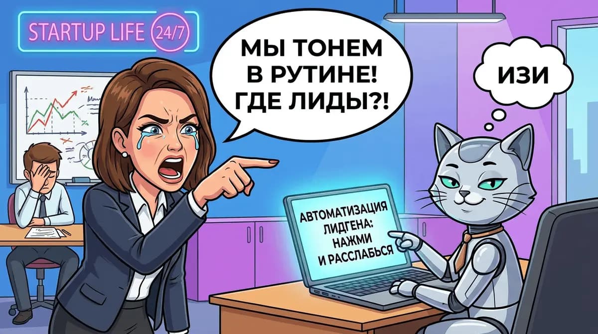 Как автоматизировать лидогенерацию в РФ: От поиска до конверсии - Meme 1