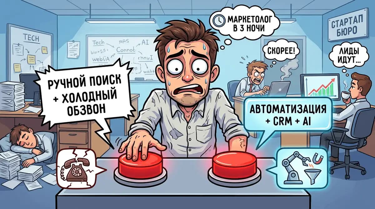 Как автоматизировать лидогенерацию в РФ: От поиска до конверсии - Meme 2