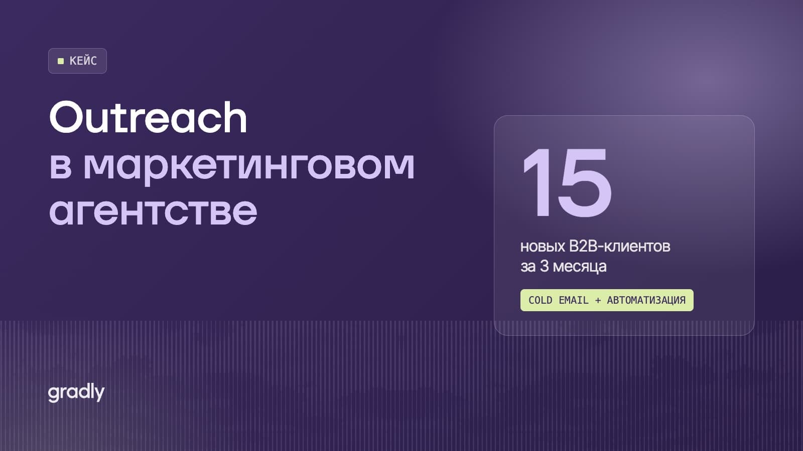 Кейс: автоматизация outreach и cold email в маркетинговом агенстве — 15 B2B‑клиентов за 3 месяцев